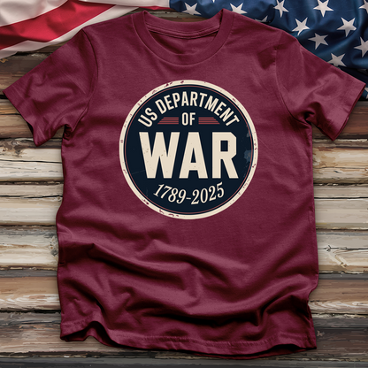 US Department of War Badge Tee