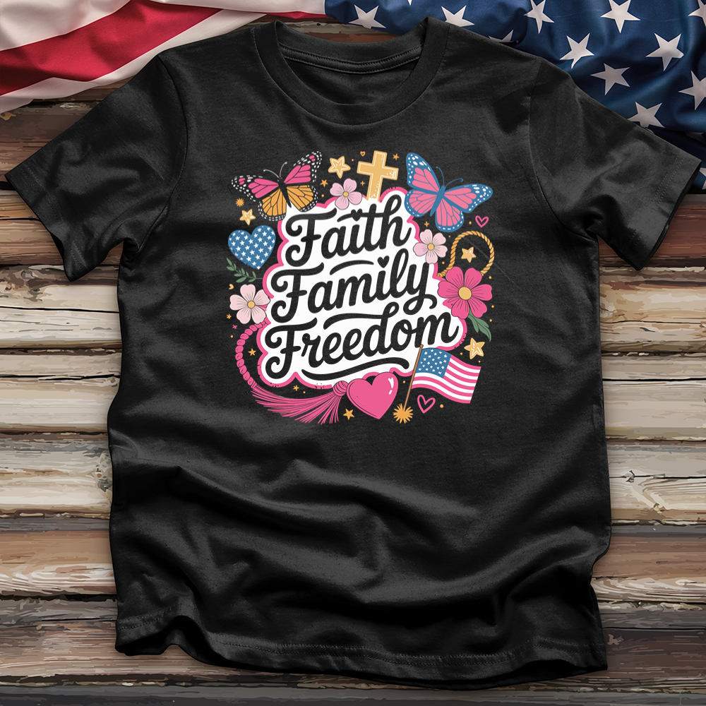 Faith Family Freedom 2 Tee