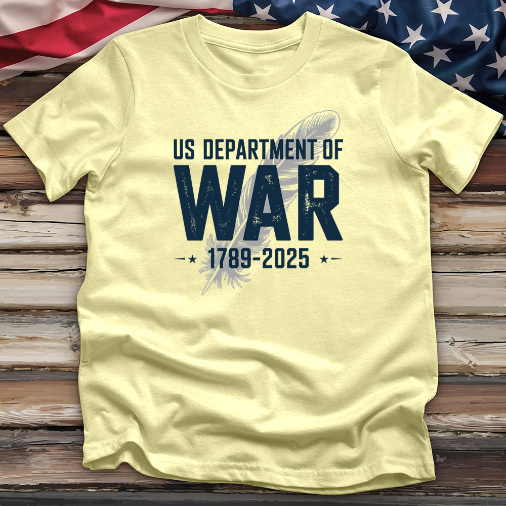 US Department of War Feather Tee