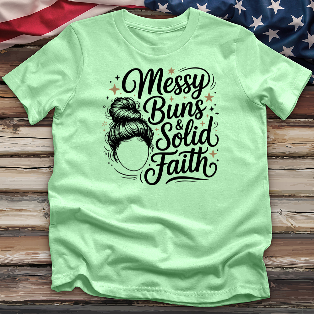 Messy Buns Solid Faith Tee