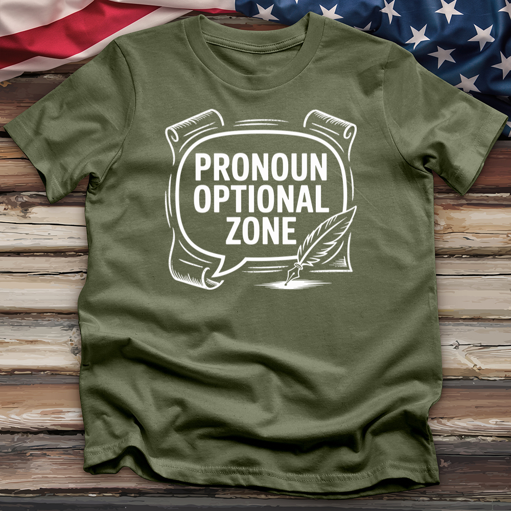 Pronoun Optional Zone Tee