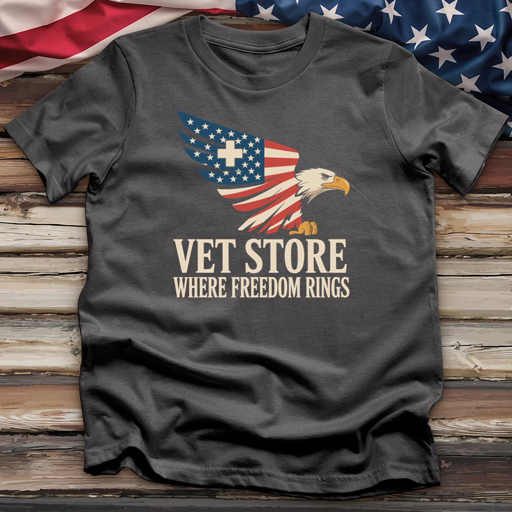 Vet Store Where Freedom Rings Tee