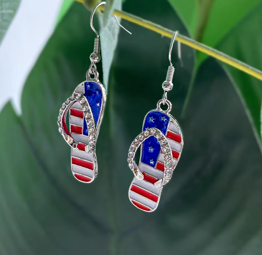 USA Flip Flop Earrings