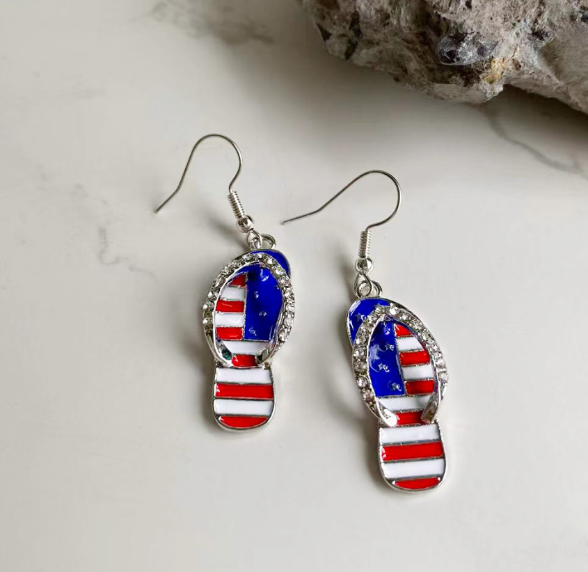 USA Flip Flop Earrings