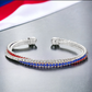 USA Rhinestone Bangle