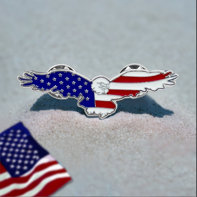 USA Bald Eagle Pin