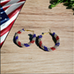 USA Rhinestone Earrings