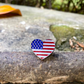 USA Heart Pin