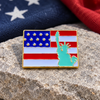 USA Green Liberty Pin