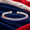 USA Rhinestone Bangle